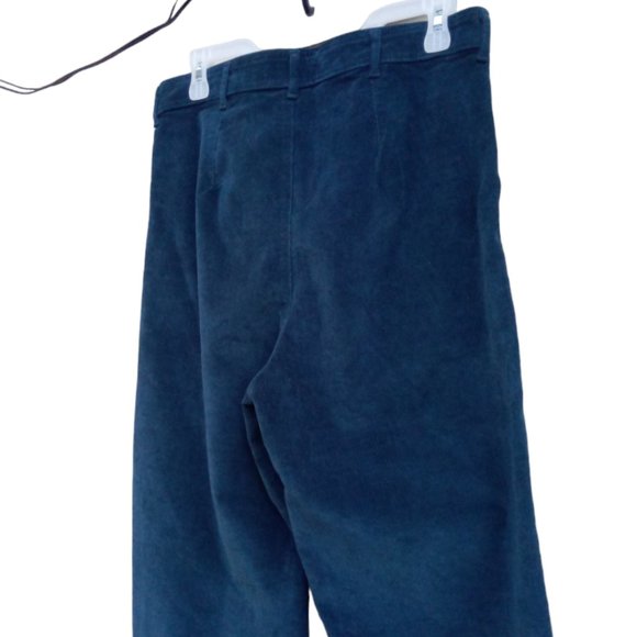 Everlane "The Corduroy Wide Leg Pant" Teal 12 - Picture 9 of 13